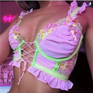 For love and lemons bustier top nwt